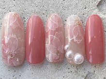 フリークネイル(FREAK Nail)/桜水彩スプリング ¥14000