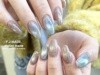 アトリエ メイド(atelier made)/高彩度マグネットネイル¥5,990