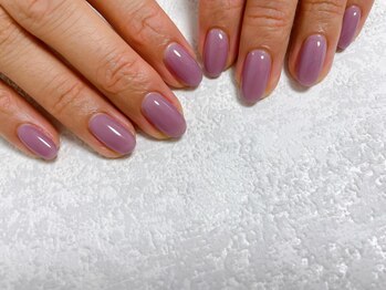 キキネイル たまプラーザ店(kikinail)/パープルワンカラー