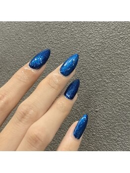 Blue glitter