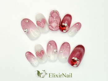 エリクサーネイル 神田(Elixir Nail)の写真/ずっとオフ無料☆【時間内アートやり放題コース90分¥9980】持ち込み画像に対応できる高い技術力が自慢♪