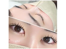 自まつげを最大限に長く見せるまつげパーマ★立ち上げカール★