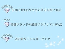 シンディー(CINDY)/種類豊富な脱毛メニュー