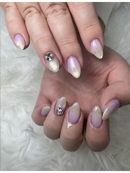 フラワーズネイル(flowers nail)/春グラデーションネイル