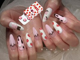 いちごネイル/チョコ/スイーツ