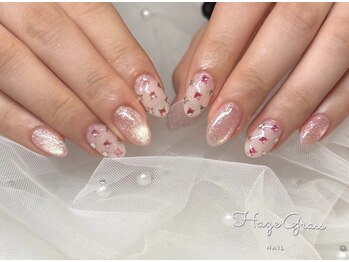 ハズグラスネイル(Haze Grass nail)/マグネットネイル