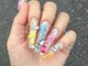エムネイル(M-Nail)の写真/【持ち込みデザイン/長さだしOK◎】3000種類以上のパーツの品揃え★”出来ない”をなくすネイルサロン◎