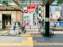 エレベーターと階段が見えてきます☆