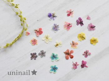 ユニネイル(uninail)/押し花