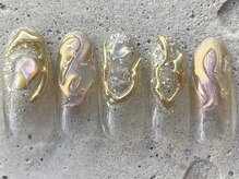 フリークネイル(FREAK Nail)/ゴールドミラーラメ ¥12000