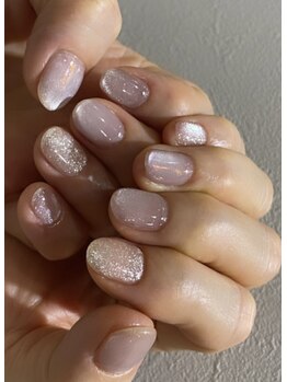 ぷるぷるマグネットネイル