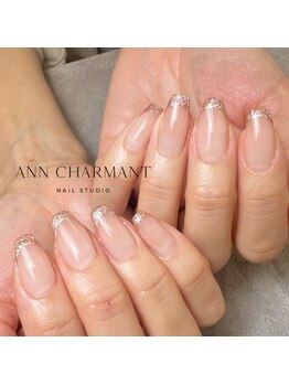 アンシャルマンネイルスタジオ(Ann charmant nail studio)/フレンチネイル¥7,800