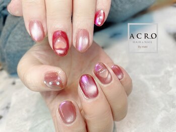 アクロネイル アンド アイ(ACRO NAIL&EYE)/ハートうるうるネイル