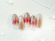 プティ アイビューティ 北浜店(peTiT eyebeauty)/夏ネイル　カジュアルネイル