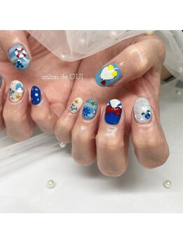 サロンドウイ(salon de OUI)/マリンネイル