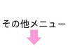 その他メニューはここから下です↓