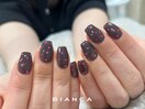 ハートホロネイル￥9300～