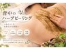 【お顔ハーブピーリング半額】背中＆顔ハーブピーリングセットコース★75分