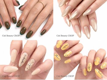 シエルビューティークロップ(Ciel Beauty CROP)の写真/駅チカ徒歩５分、あなただけのニュアンスジェルネイルでシンプル大人可愛い指先へ☆
