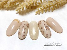 ネイルグラマラス 西新井店/《パラジェル》ヒョウ柄ネイル