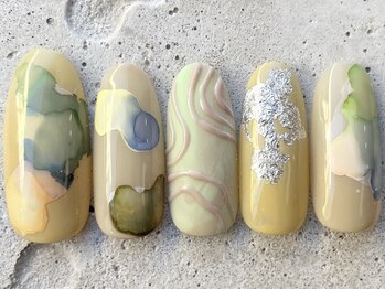 フリークネイル(FREAK Nail)/黄色インクニュアンス ¥12000