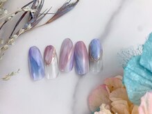 ネイルサロン&スクール ジーナ(GINA)/ブルーニュアンスネイル