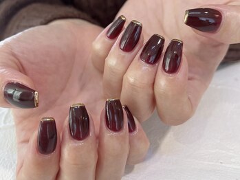 ネオリーブシェリエ 浅草店(Neolive cherie)/ワインレッドワンカラー