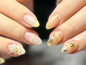 わがままキャット/春ネイル