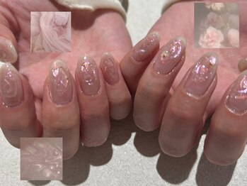 透明感ニュアンスネイル