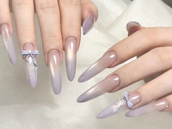 ビューティフルネイル 池袋(Beautiful nail)の写真/【池袋にNEW OPEN】美フォルムにこだわり、お手元が綺麗に見えるような自然な長さ出しで理想の指先へ♪