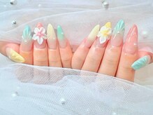 ティティポム(TiTi pomme)/持ち込みデザイン★夏ネイル＊