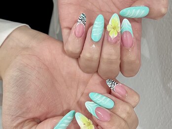 ユガール 渋谷(Ugirl)/夏ネイル持ち込みデザイン