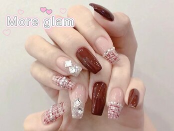 モアグラム 池袋東口店(More Glam)/秋冬ネイル　エレガントデザイン