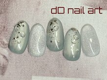 ディーディーネイルアート(dD nail art)/simpleアートコース¥5,500