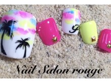 ネイルサロン ルージュ(NailSalon rouge)/ヤシの木ネイル