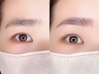 アンドシー 神戸三宮店(and she.)/眉スタイリング+まつげパーマ