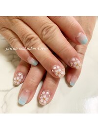 3Dサクラネイル