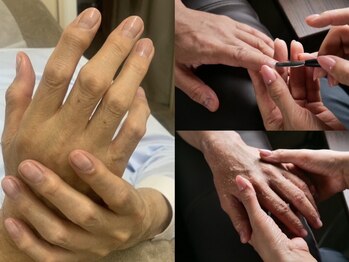 ビー(b.)の写真/本町駅4分【褒められる"手"になる】意外と見られている!!男性の手足ケア専門店★清潔感UP＆爪悩み改善
