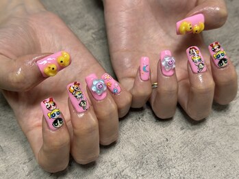 海外ガール風ネイル