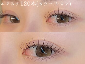ムク(mucu.)/エクステ120本(カラー:シコン)