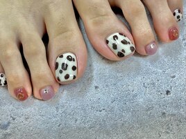 フット、ダルメシアンネイル