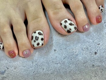 ユイット(HUIT)/フット、ダルメシアンネイル