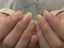 サトリネイルルーム(Satoril..nail room)/桃ネイル/おまかせdesign＊