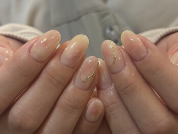 桃ネイル/おまかせdesign*