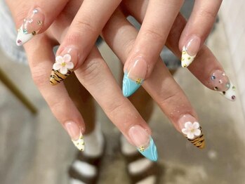 フレンチリゾート夏花￥12500
