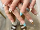 フレンチリゾート夏花￥12500