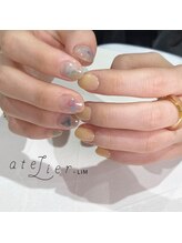 アトリエ プラス リム(atelier +LIM)/爽やかイエローとマーブル