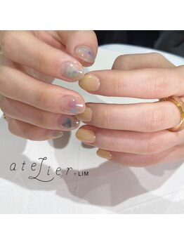 アトリエ プラス リム(atelier +LIM)/爽やかイエローとマーブル