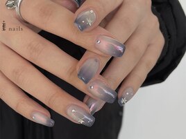シンプルモードグラデネイル