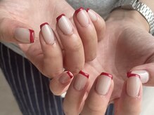 リノ 大阪本町店(lino)/フレンチネイル【8.25】